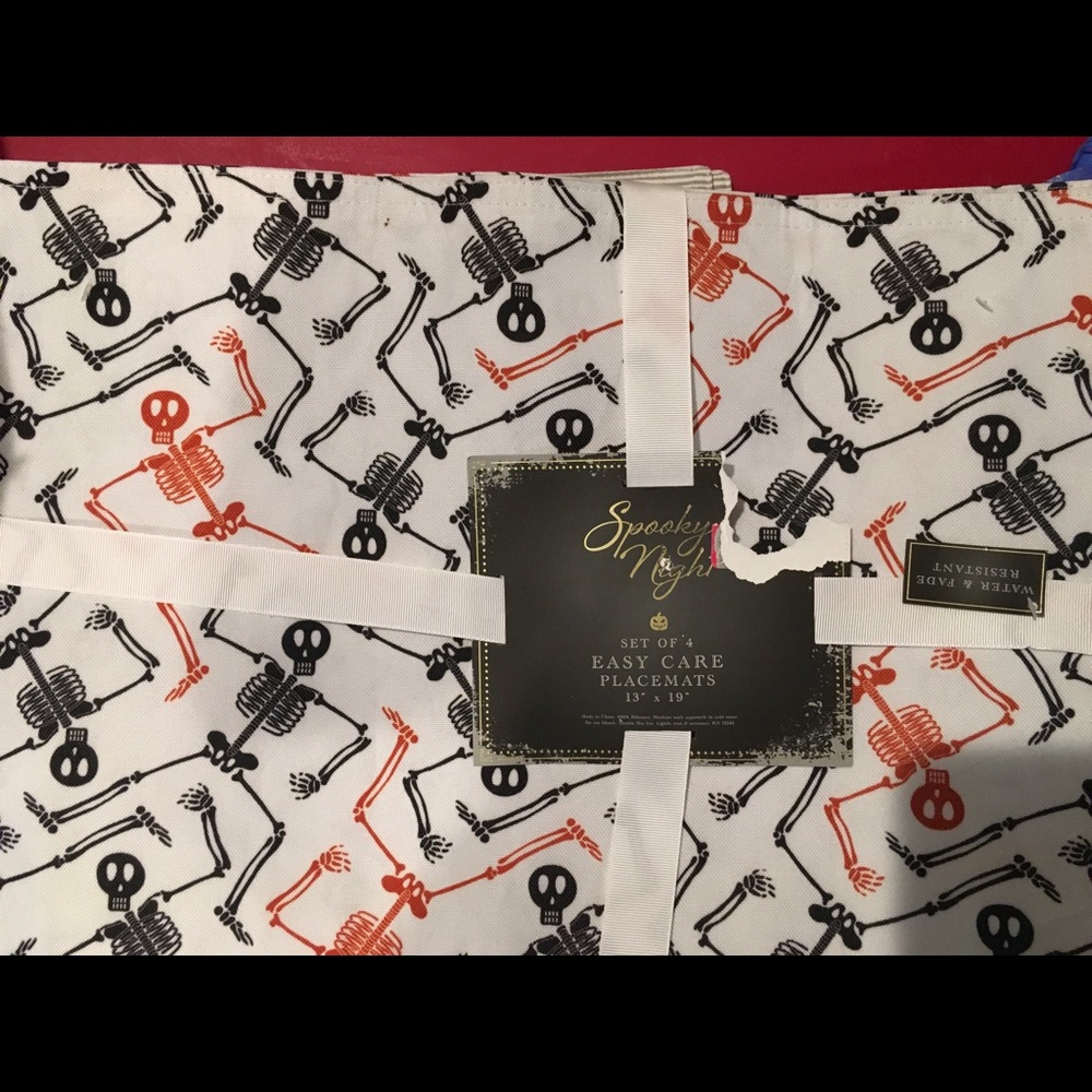 Halloween place mats